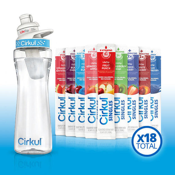 22oz. Plastic Bottle & GoSip® Black Cherry P4